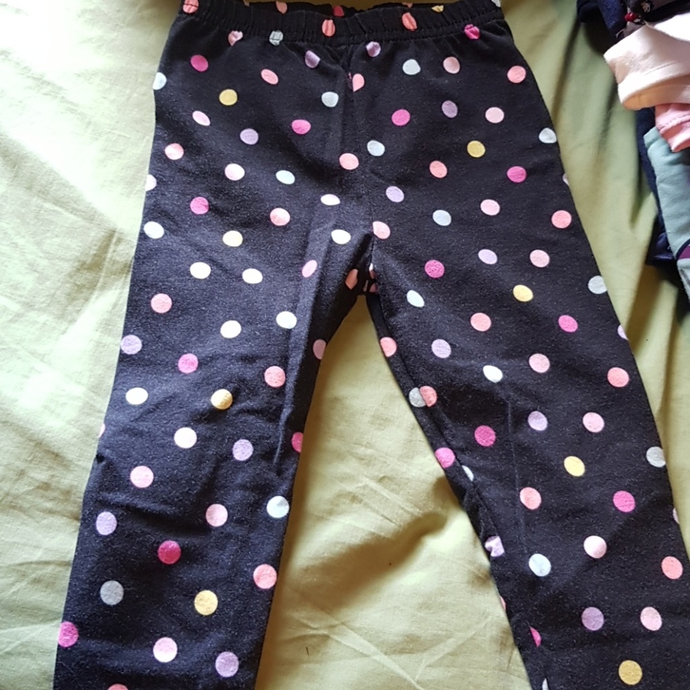 Polka dot leggings